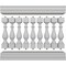 Ekena Millwork Traditional Balustrade Railing Kit Style N (5 7/8" On-Center Spacing to Pass 4" Sphere Code) BALK37X048TRN - alternate 5